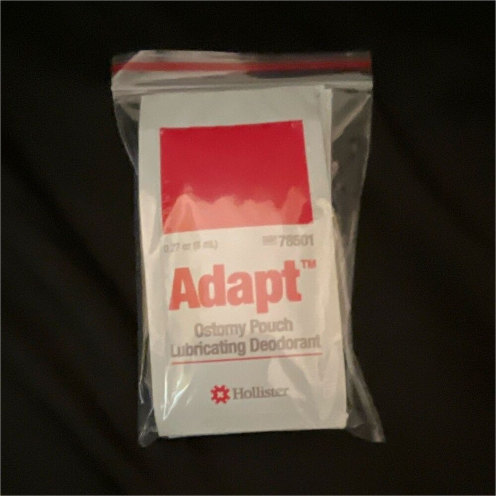 Hollister Adapt Ostomy Pouch Lubricating Deodorant 0.77oz MPN 78501  6 Packs